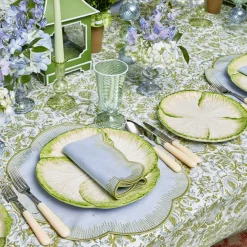 Capri Lettuce Dinner & Starter Plate (Set Of 8)|Mrs. Alice Discount