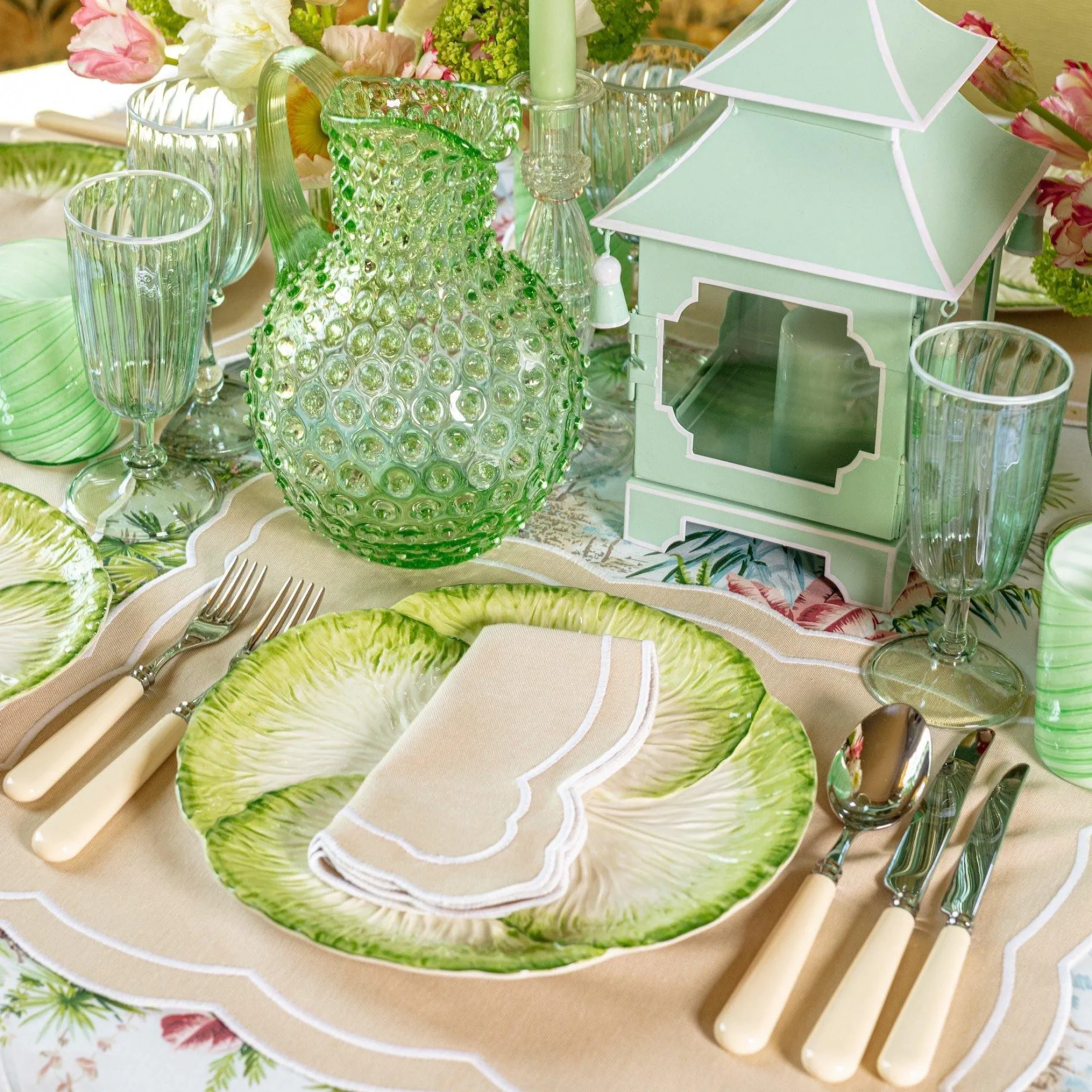 Capri Lettuce Dinner Plate (Set Of 4)|Mrs. Alice Online