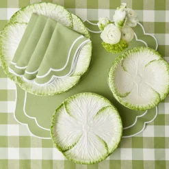 Capri Lettuce Dinner Plate (Set Of 4)|Mrs. Alice Online