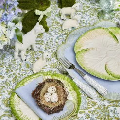 Capri Lettuce Dinner Plate|Mrs. Alice Online