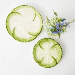 Capri Lettuce Dinner Plate|Mrs. Alice Online