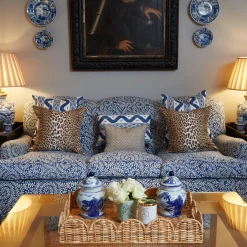 Chestnut Brown Leopard Fabric|Mrs. Alice Best