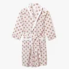 Children's Pink Bouquet Dressing Gown|Mrs. Alice Online