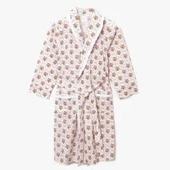 Children's Pink Bouquet Dressing Gown|Mrs. Alice Online