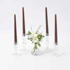 Chocolate Brown Candles (Set Of 8)|Mrs. Alice