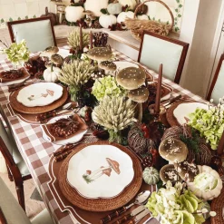 Chocolate Gingham Tablecloth|Mrs. Alice Online