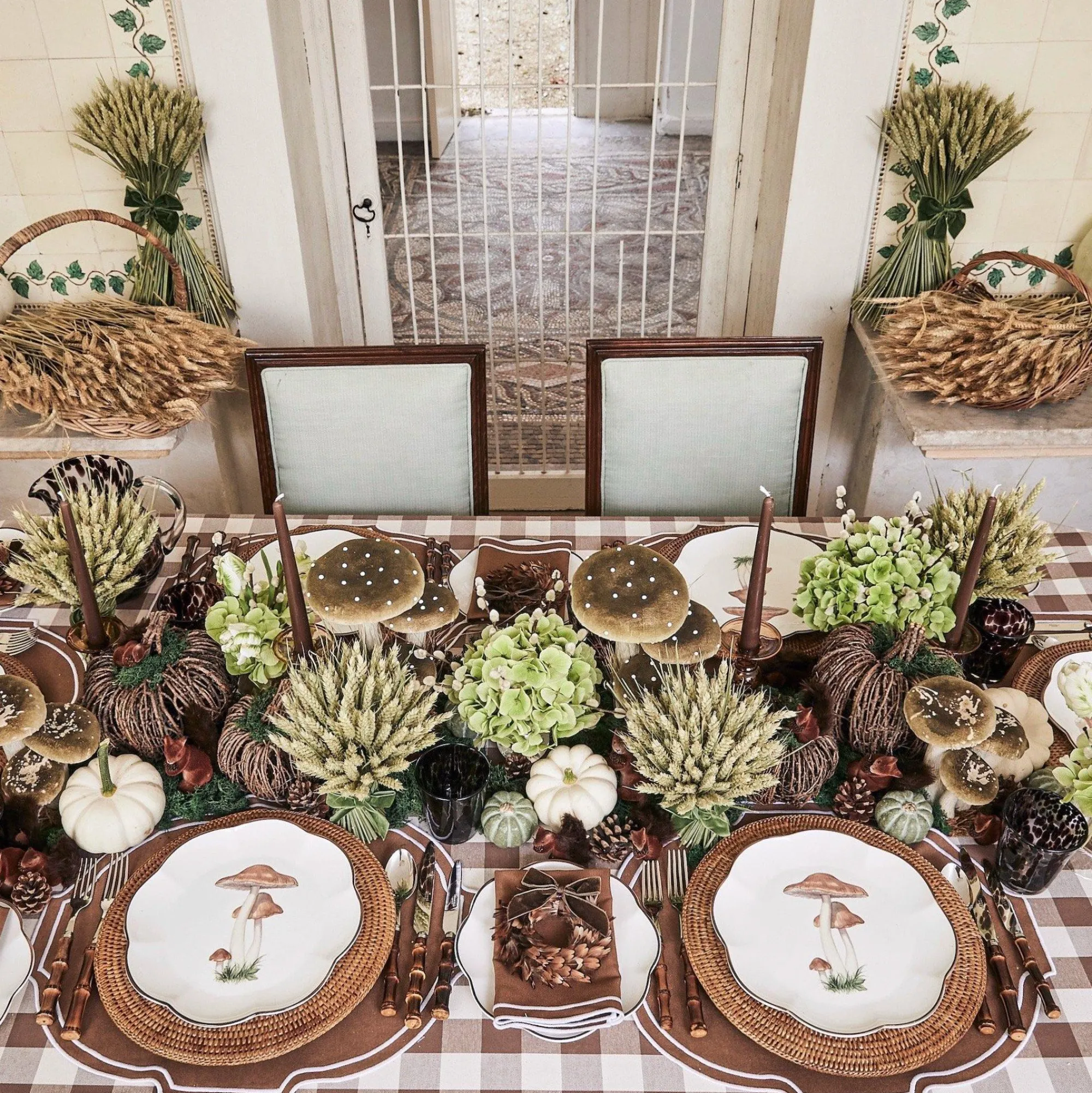 Chocolate Velvet Mini Bows (Set Of 4)|Mrs. Alice Online