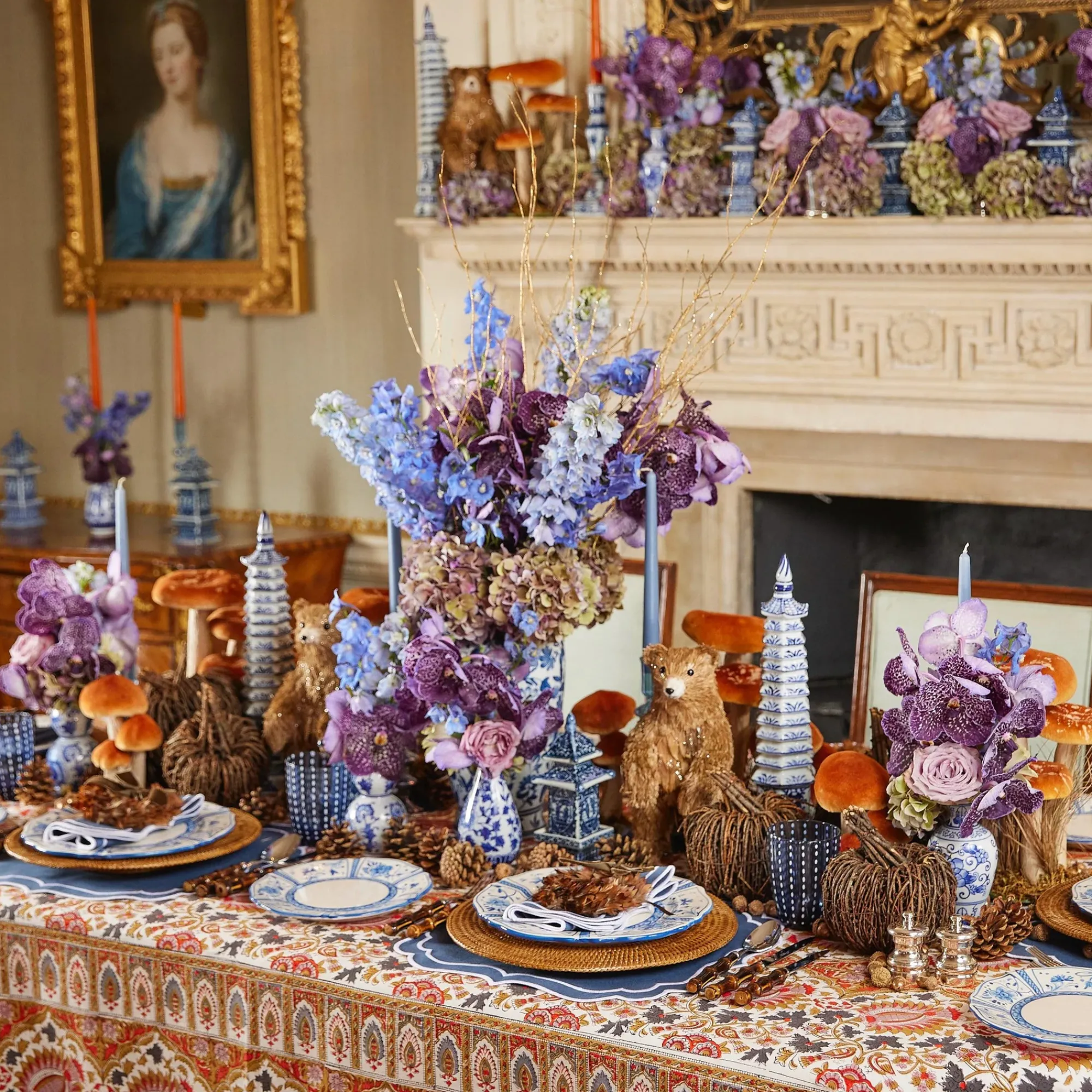 Chocolate Velvet Mini Bows (Set Of 4)|Mrs. Alice Online