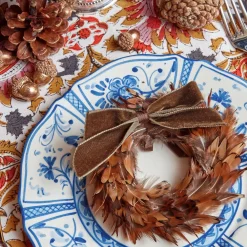 Chocolate Velvet Mini Bows (Set Of 4)|Mrs. Alice Online