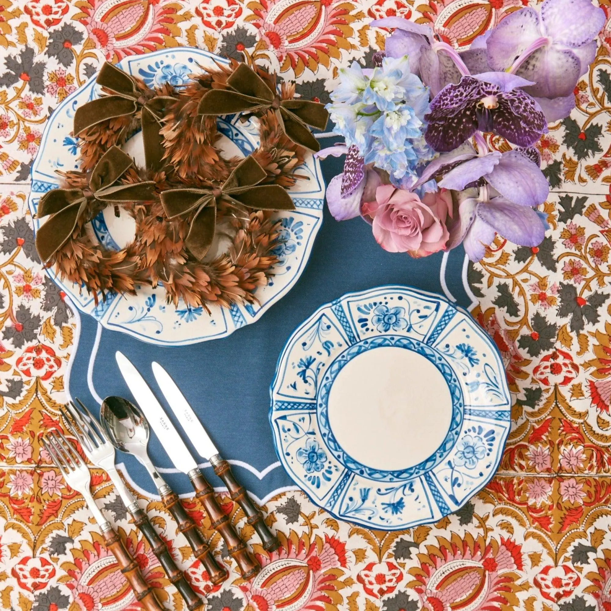 Chocolate Velvet Mini Bows (Set Of 4)|Mrs. Alice Online