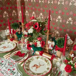 Christmas Garland Tablecloth|Mrs. Alice Clearance