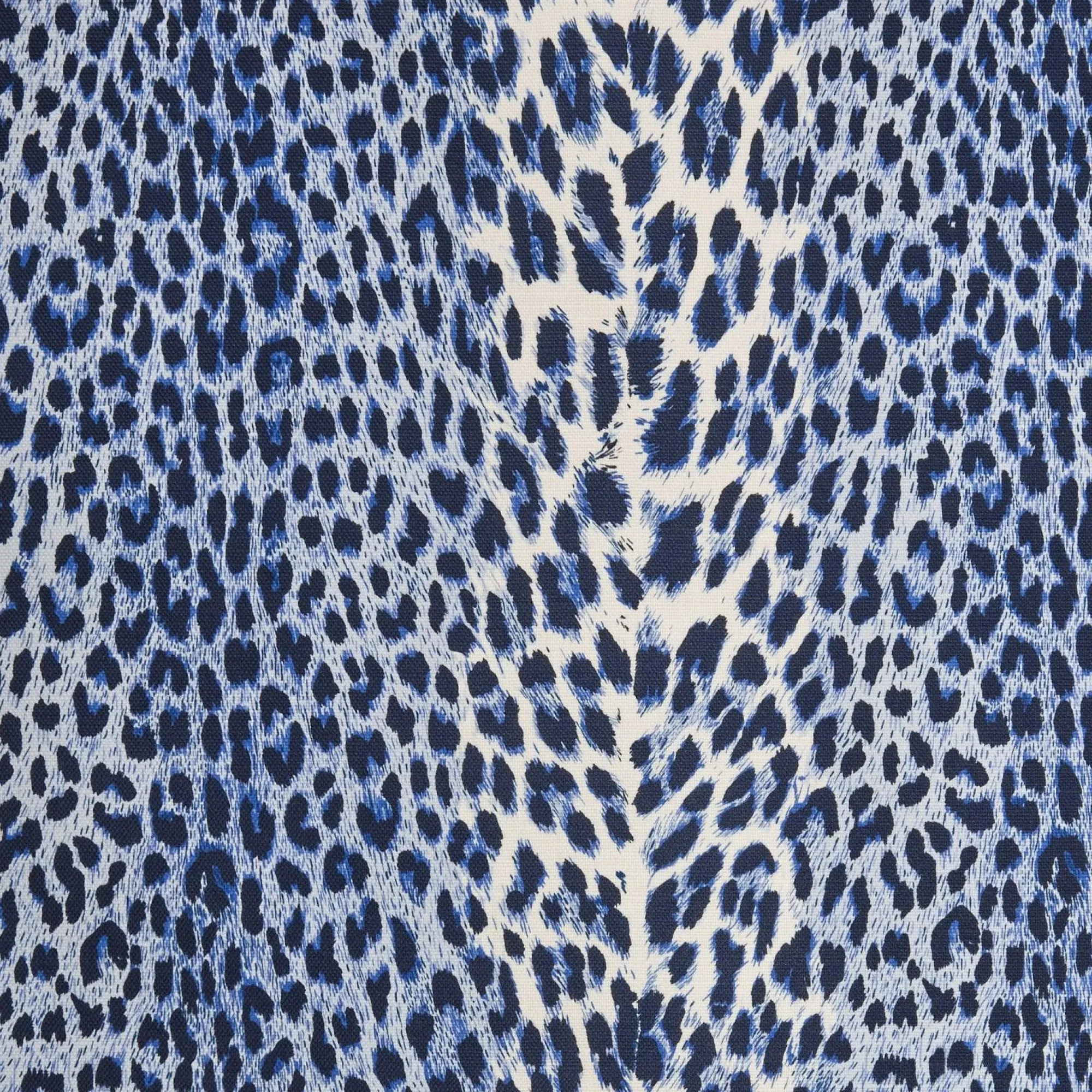 Cobalt Blue Leopard Fabric|Mrs. Alice Clearance