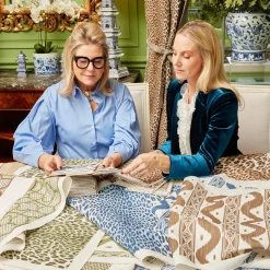 Cobalt Blue Leopard Fabric|Mrs. Alice Clearance