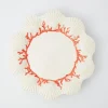 Coral Dinner Plate|Mrs. Alice Hot