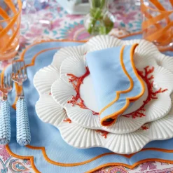 Coral Dinner Plates (Set Of 4)|Mrs. Alice Discount