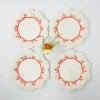 Coral Dinner Plates (Set Of 4)|Mrs. Alice