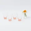 Coral Tulip Water Glass (Set Of 4)|Mrs. Alice Hot