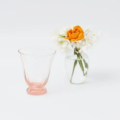 Coral Tulip Water Glass (Set Of 4)|Mrs. Alice Hot