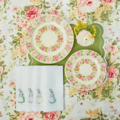 Dahlia Garland Dinner Plate|Mrs. Alice Outlet