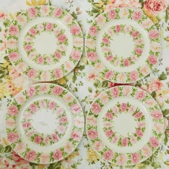Dahlia Garland Dinner Plate (Set Of 4)|Mrs. Alice Online