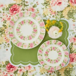 Dahlia Garland Dinner Plate (Set Of 4)|Mrs. Alice Clearance