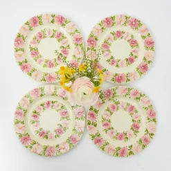 Dahlia Starter Plates (Set Of 4)|Mrs. Alice Discount