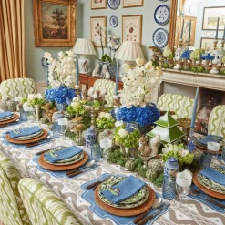 Dusty Blue Candles (Set Of 8)|Mrs. Alice Sale