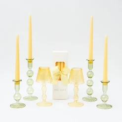 Eden Green & Yellow Candlescape|Mrs. Alice Sale