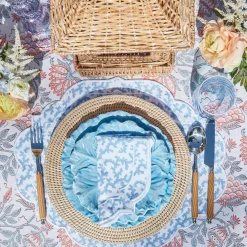 Edie Blue Coral Placemats (Set Of 4)|Mrs. Alice Sale