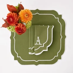 Edie Moss Green Napkins (Set Of 4)|Mrs. Alice