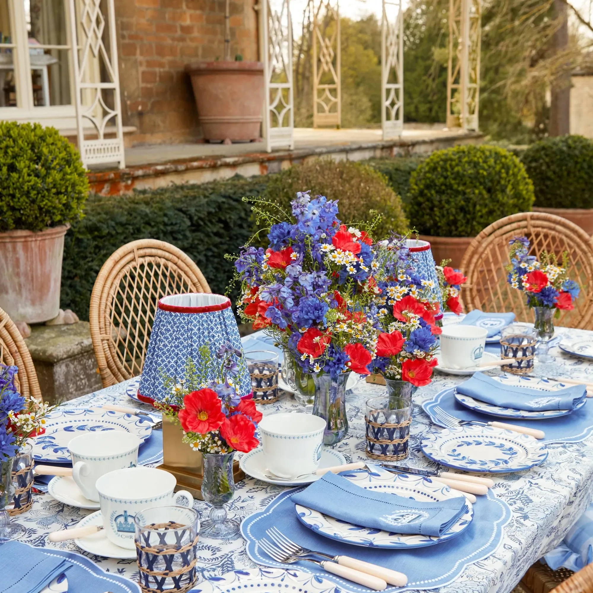 Elizabeth Garland Dinner & Starter Plates (Set Of 8)|Mrs. Alice Outlet