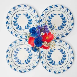 Elizabeth Garland Starter Plates (Set Of 4)|Mrs. Alice Clearance