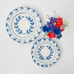 Elizabeth Garland Starter Plates (Set Of 4)|Mrs. Alice Clearance