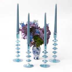 Elodie Blue Candle Holder Set|Mrs. Alice Best