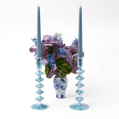 Elodie Blue Candle Holder Set|Mrs. Alice Best