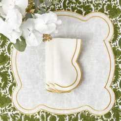 Eloise Gold Napkins (Set Of 4)|Mrs. Alice New
