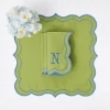 Eloise Green And Blue Napkins (Set Of 4)|Mrs. Alice Clearance