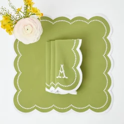 Elsa Green Napkins (Set Of 4)|Mrs. Alice New