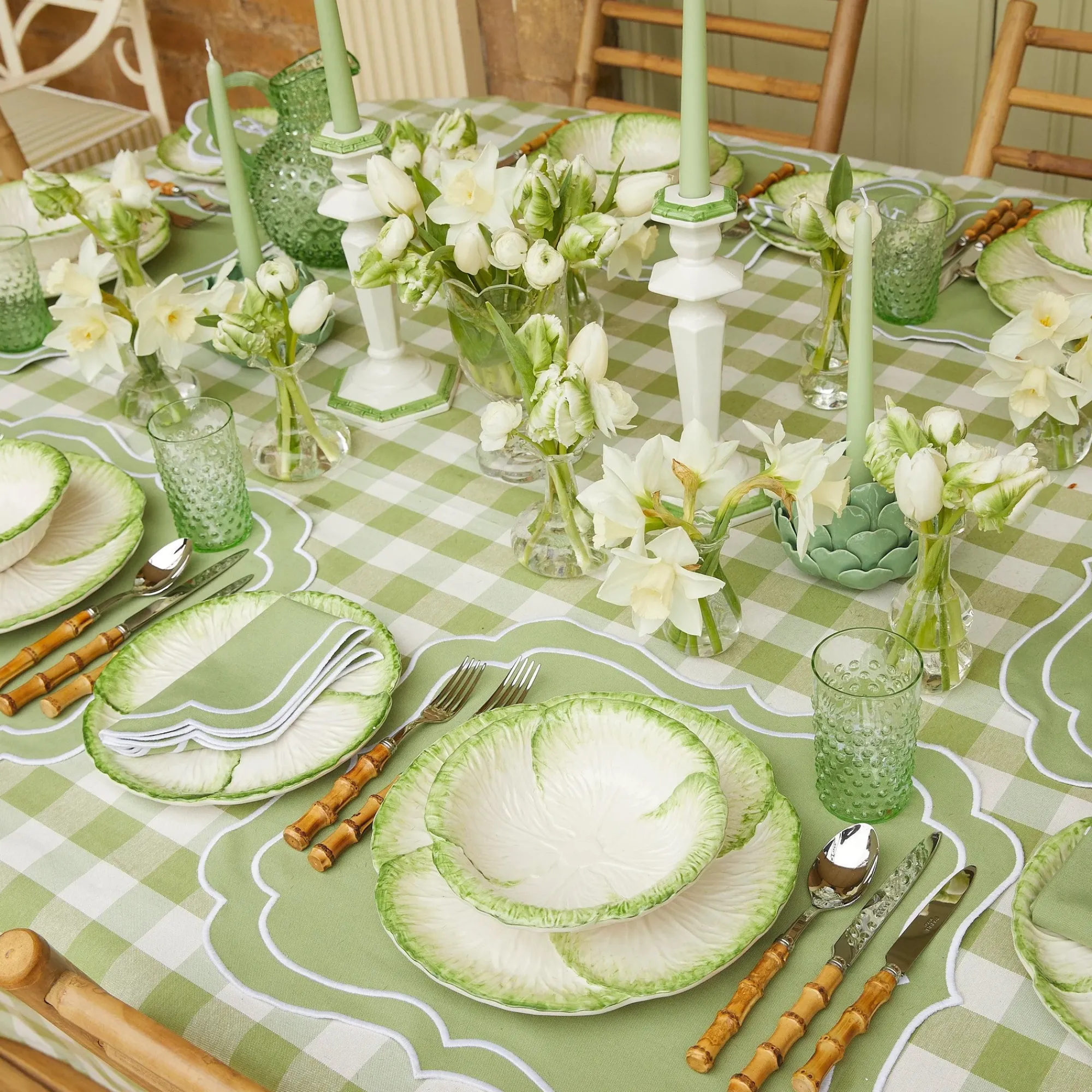 Emerald Hobnail Jug|Mrs. Alice Hot