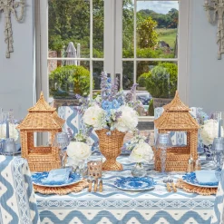 Extra Large Natural Rattan Pagoda Lantern|Mrs. Alice Sale