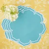 Fleur Turquoise Placemats (Set Of 4)|Mrs. Alice Hot