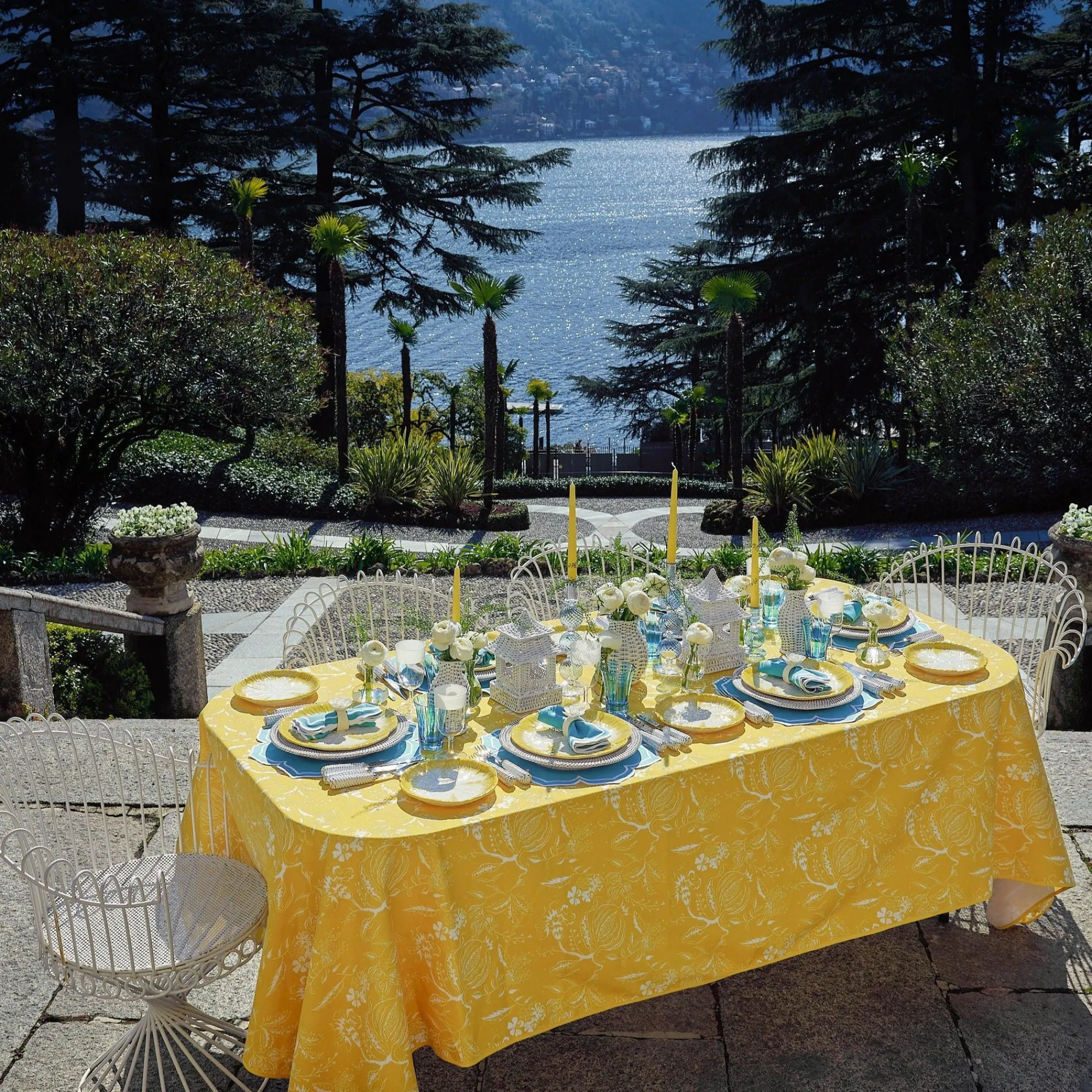 Fleur Turquoise Placemats (Set Of 4)|Mrs. Alice Hot