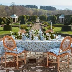 Frilled Lily Of The Valley Seat Pad Cushion|Mrs. Alice Clearance