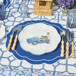 Gabrielle Blue Placemats (Set Of 4)|Mrs. Alice Outlet
