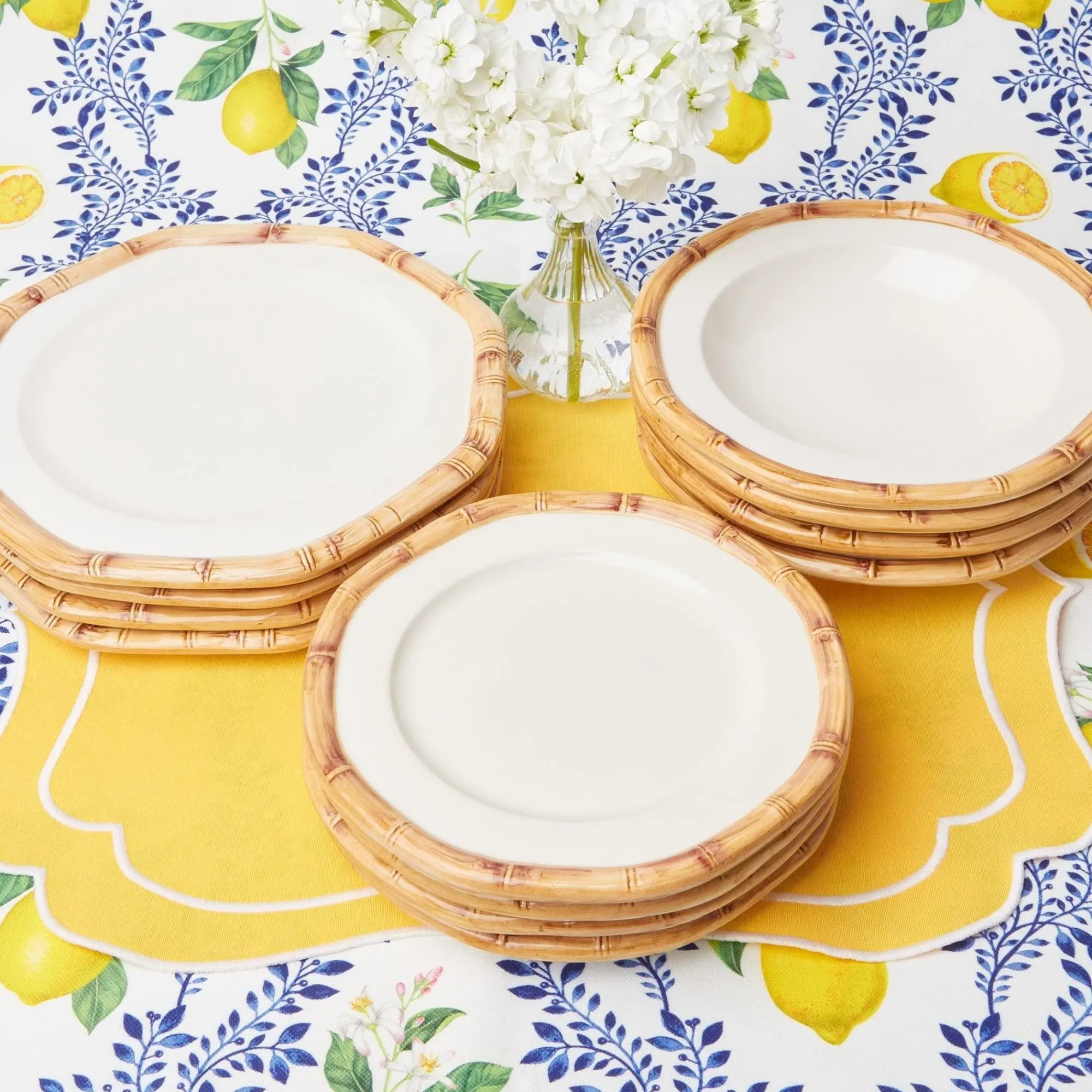 Geometric Bamboo Bowl|Mrs. Alice