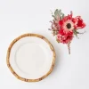 Geometric Bamboo Starter Plate (Set Of 4)|Mrs. Alice New