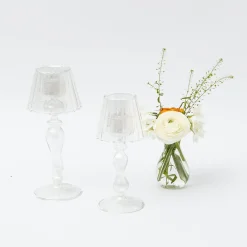 Glass Lantern Tea Light Holder Set|Mrs. Alice
