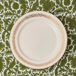 Gold Garland Dinner Plates (Set Of 4)|Mrs. Alice Best