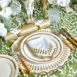 Gold Garland Dinner Plate|Mrs. Alice Outlet