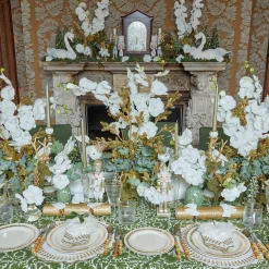 Gold Garland Starter Plates (Set Of 4)|Mrs. Alice Best